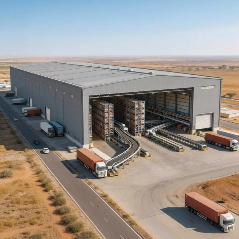 Menene Muhimman Fa'idodi na Prefab Modular Steel Frame Logistics Warehouse Gina don Cibiyoyin Rarraba Kasuwancin E-Ciniki?