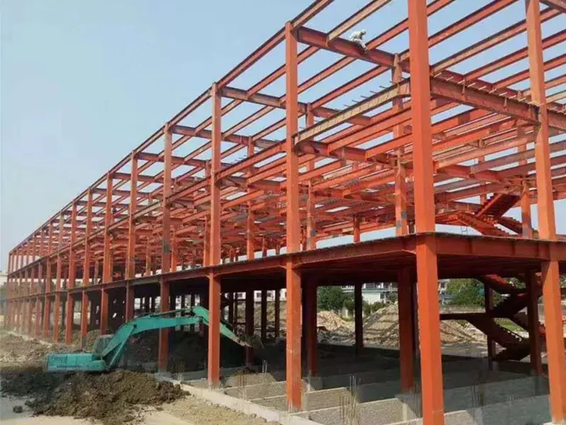 Ecofriendly Karfe Frame Warehouse Gina