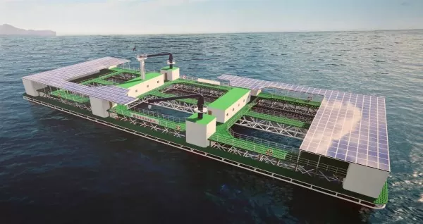 Cikin Gida Aquaculture Warehouse Karfe Gina
