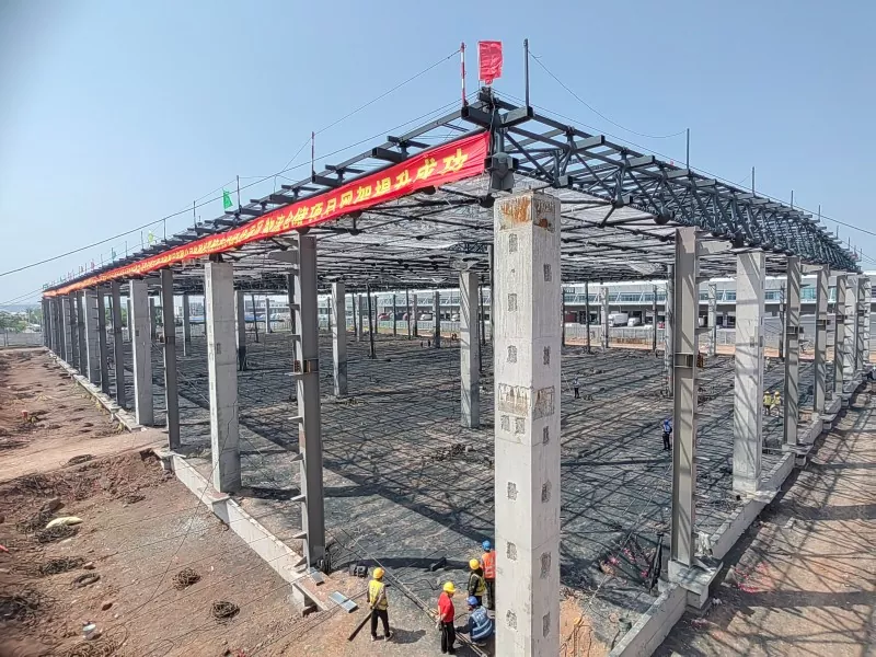 Babban Sikeli Karfe Tsarin Warehouse Gina