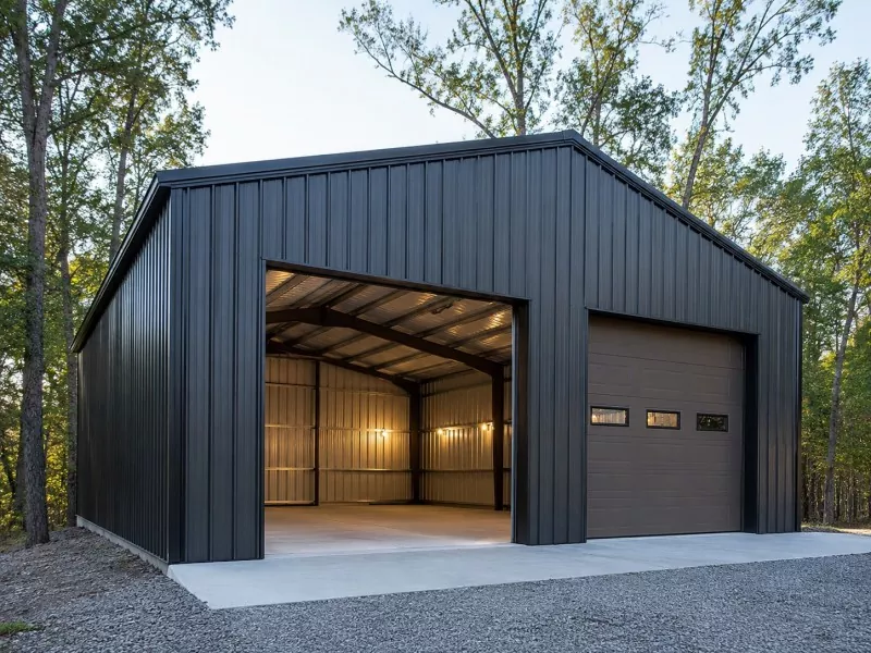 Hasken Ƙarfe Tsarin Garage Gina