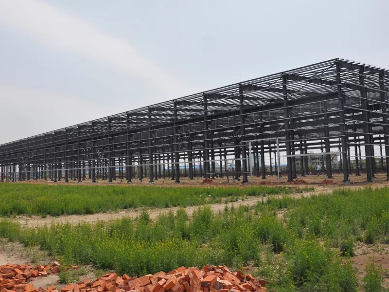 Prefab Karfe Metal Warehouse Ginin
