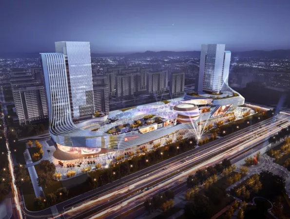 Ƙarfe Tsarin Siyayyar Mall Gina